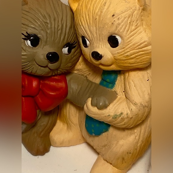 Vintage cat ornament Hallmark Our Christmas Together 1993 cat couple on a Swing - Picture 11 of 16